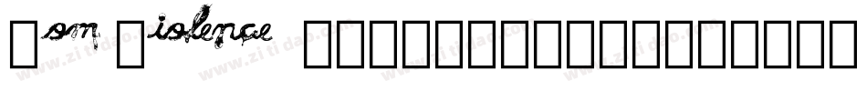 Tom Violence (AUTOSPACED)字体转换